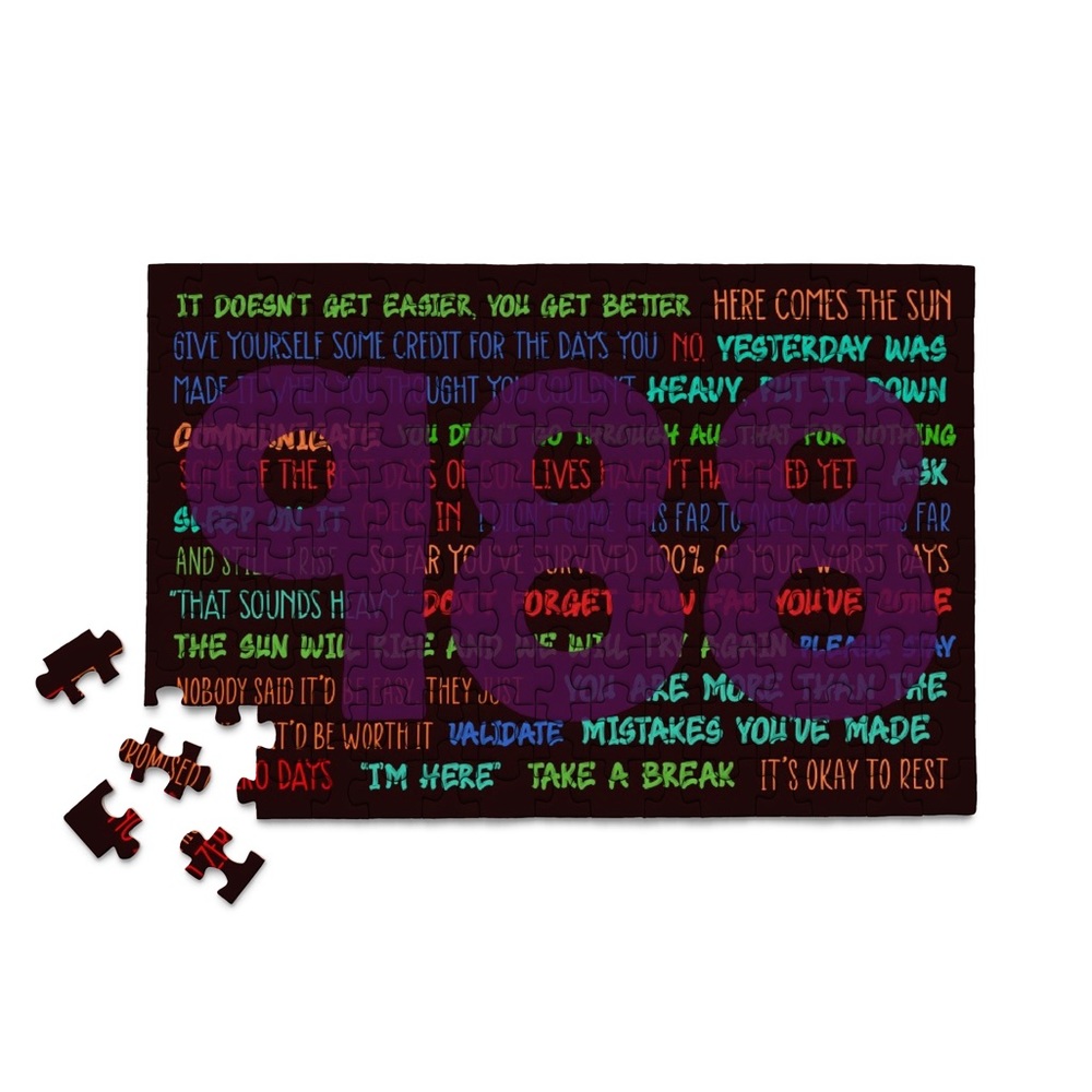 MicroPuzzles YeahPuzzles Lifeline 150 Piece Jigsaw Puzzle